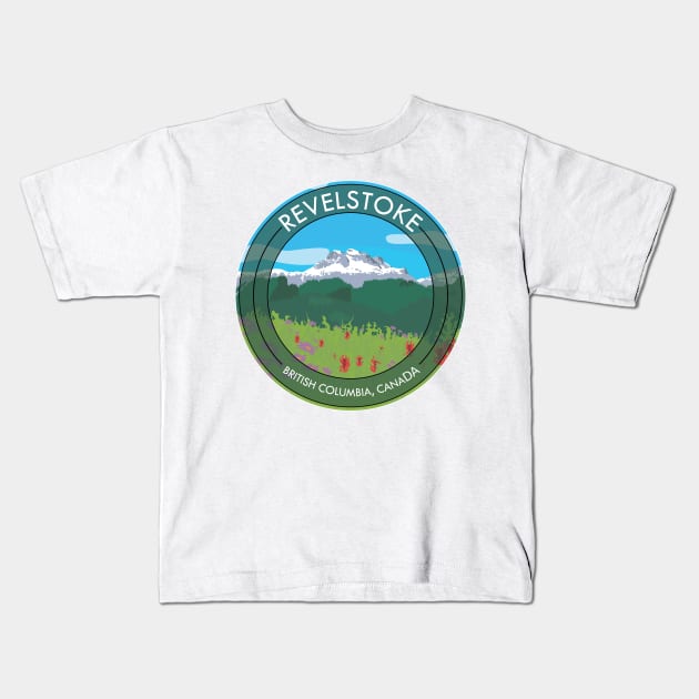 Revelstoke Kids T-Shirt by unclelindsey